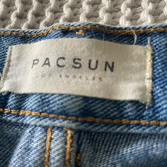 Pacsun Boyfriend Jeans Destroyed Button Fly 28 - Picture 9 of 9